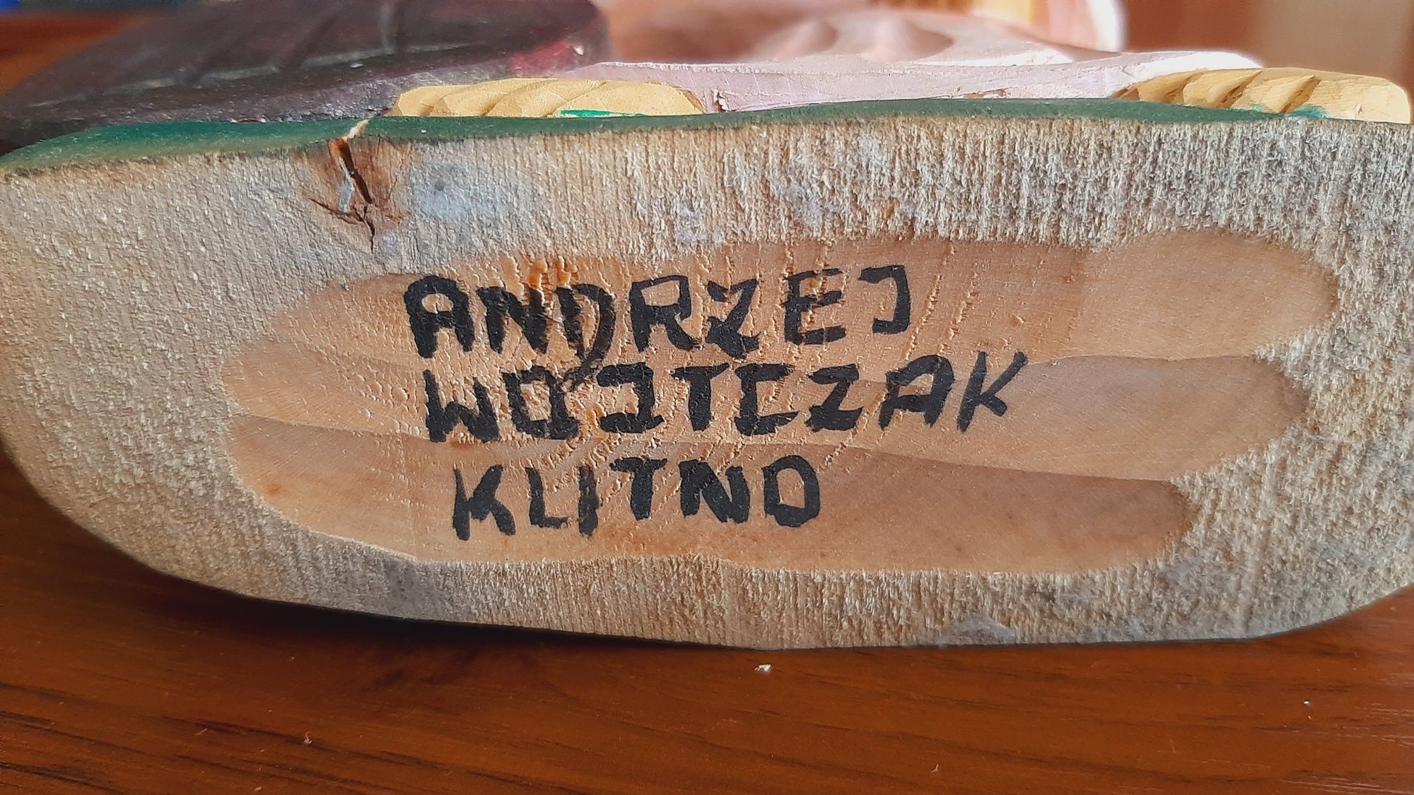 Anioł rzeźba ludowa Andrzej Wojtczak