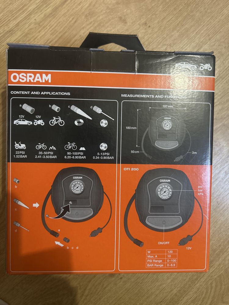Compressor ar portatil de isqueiro para carro