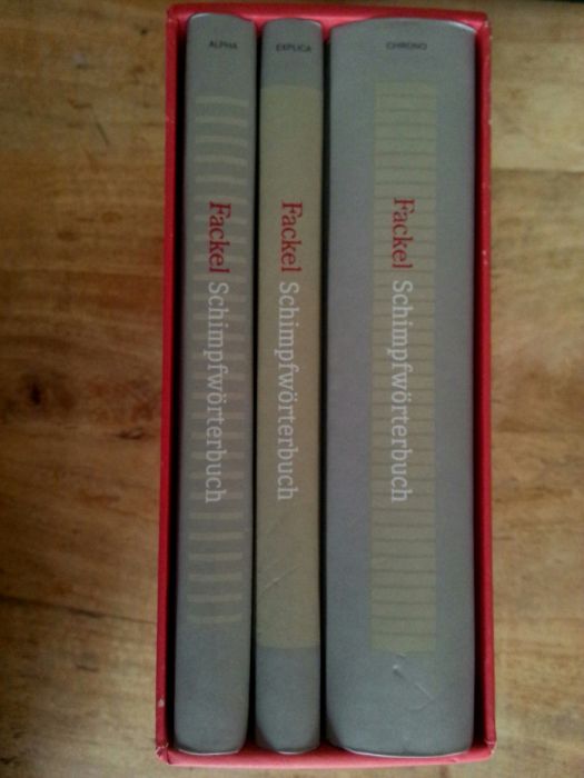 Fackel Schimpfwörterbuch, Karl Kraus