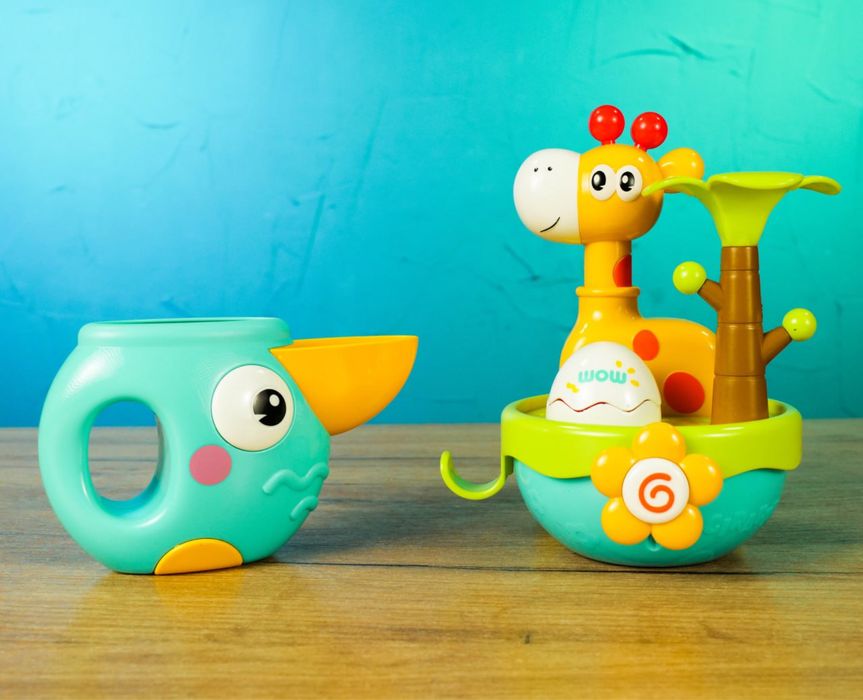 Гра для ванни «Жирафчик» (лійка, присоски, рухомі елементи)