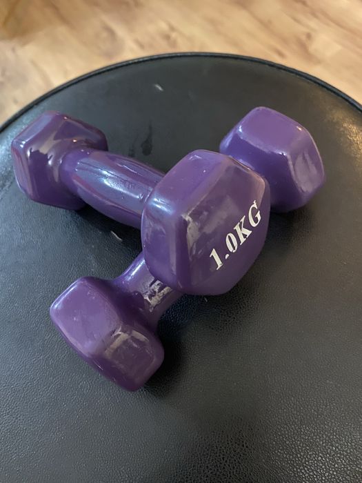 Гантели обрезиненные по 1кг