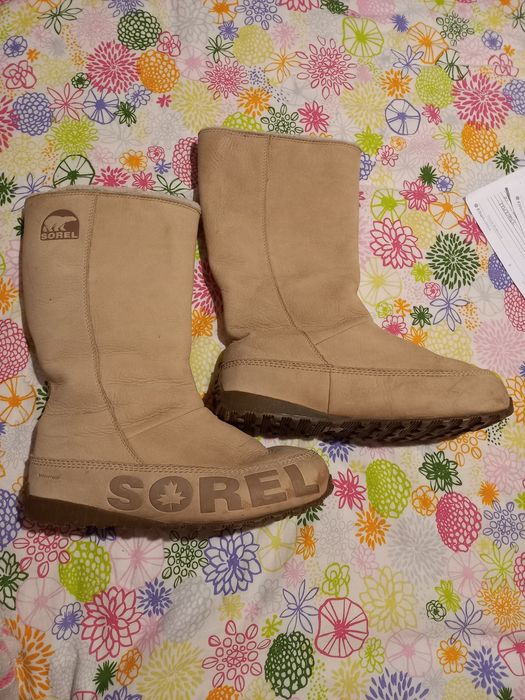 Skórzane buty Sorel
