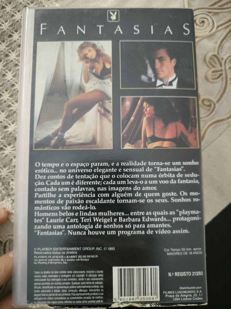 Vendo filme da playboy " Fantasias" em formato vhs