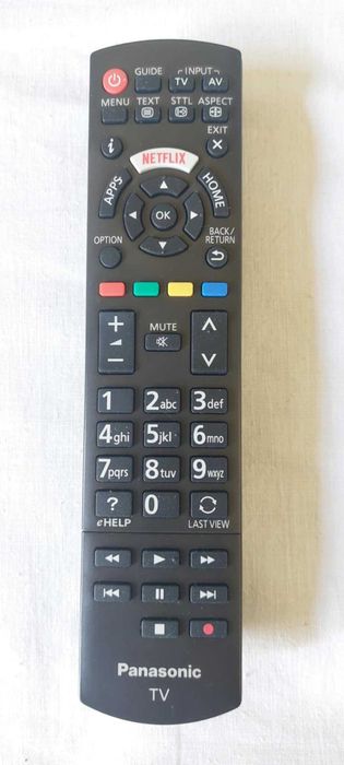Oryginalny czarny pilot PANASONIC N2QAYB001009 pasuje do wielu modeli