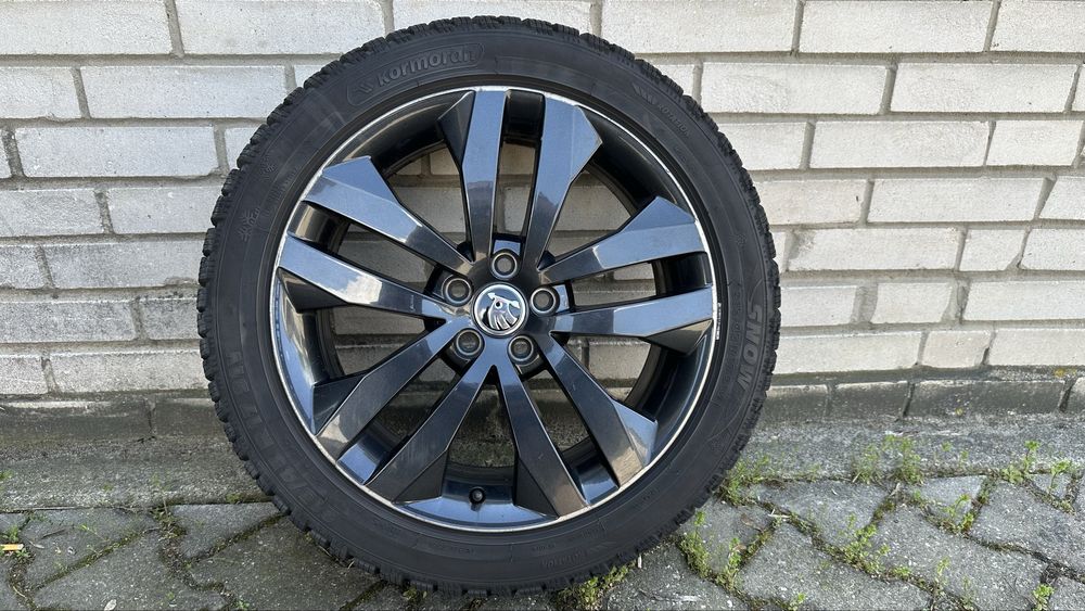 Koła zimowe 5x100 Alu Skoda