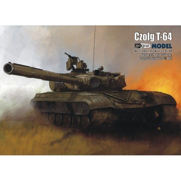 T-64 Model kartonowy Angraf