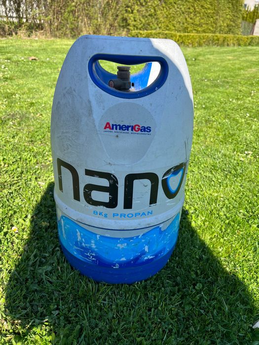 Butla nano 8 kg propan 2 szt + reduktor