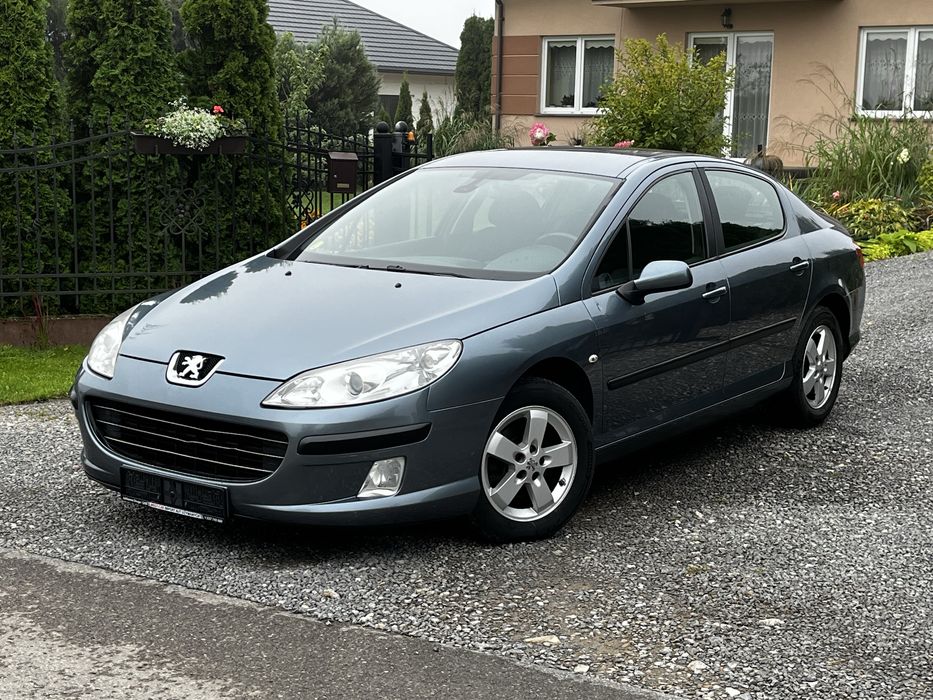 Peugeot 407 1.8 benzyna 2007r alufelgi chromy ZADBANY OPŁACONY