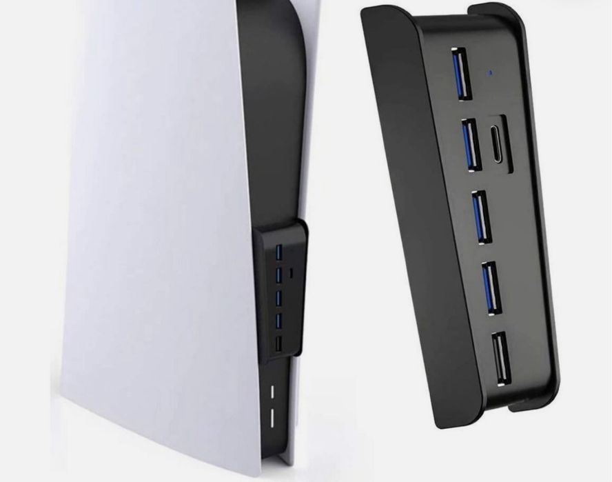 Koncentrator usb ps5 5 portowy szybki