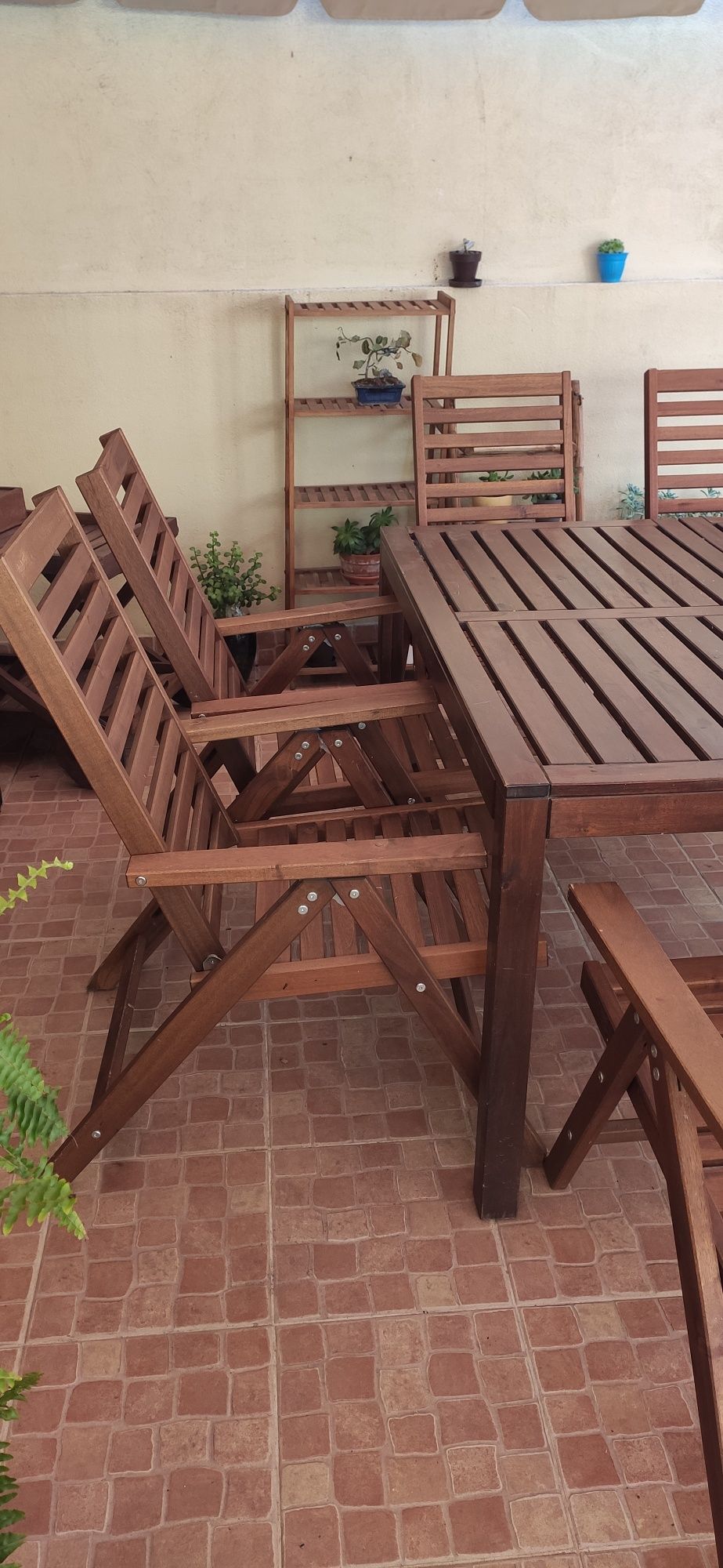 6 cadeiras de exterior, gama applaro do Ikea.VENDIDO!