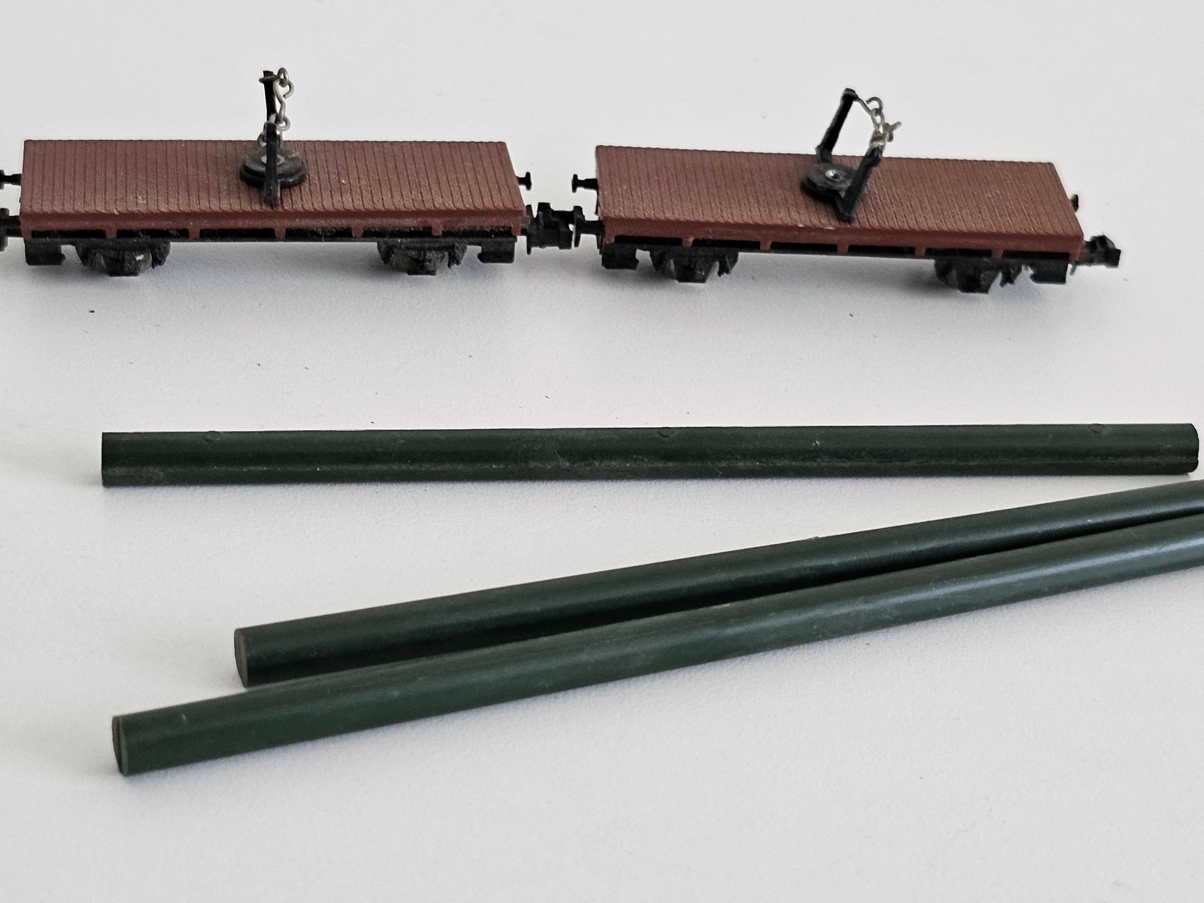 Lima wagon transportowy kłody belki skala N 1:160