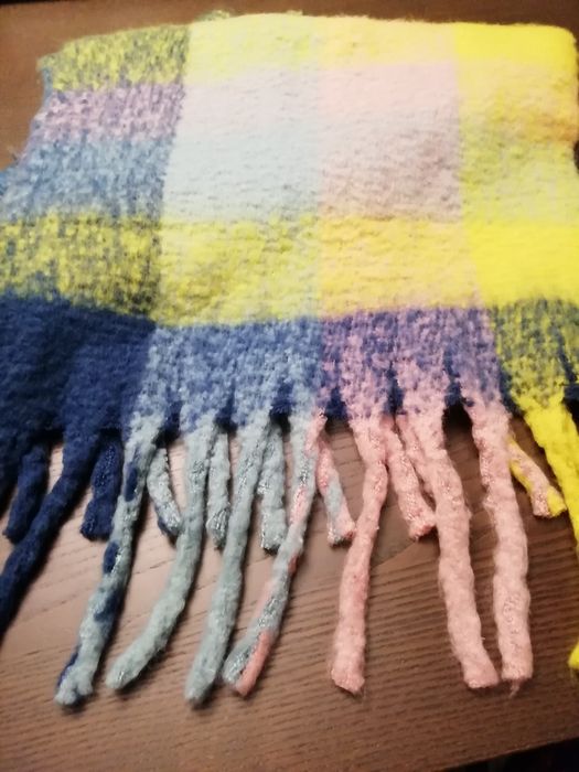 Cachecol quente e fofo