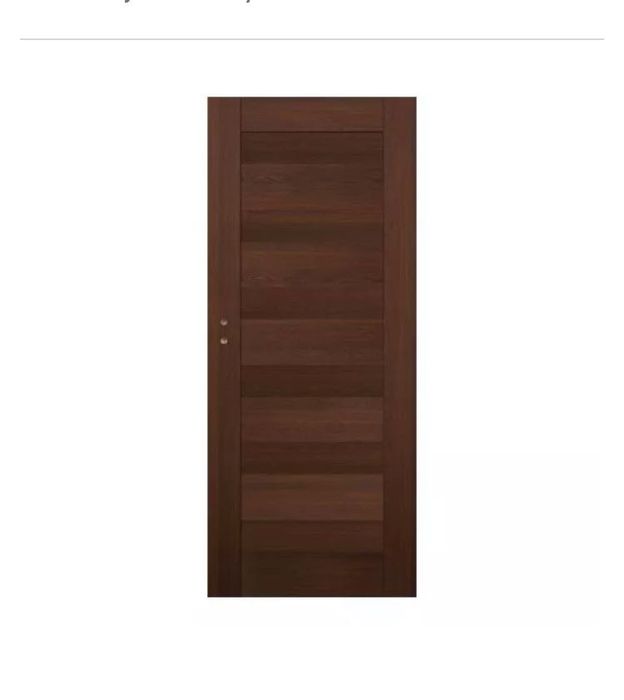 Drzwi Sermano pełne 90 L orzech polski