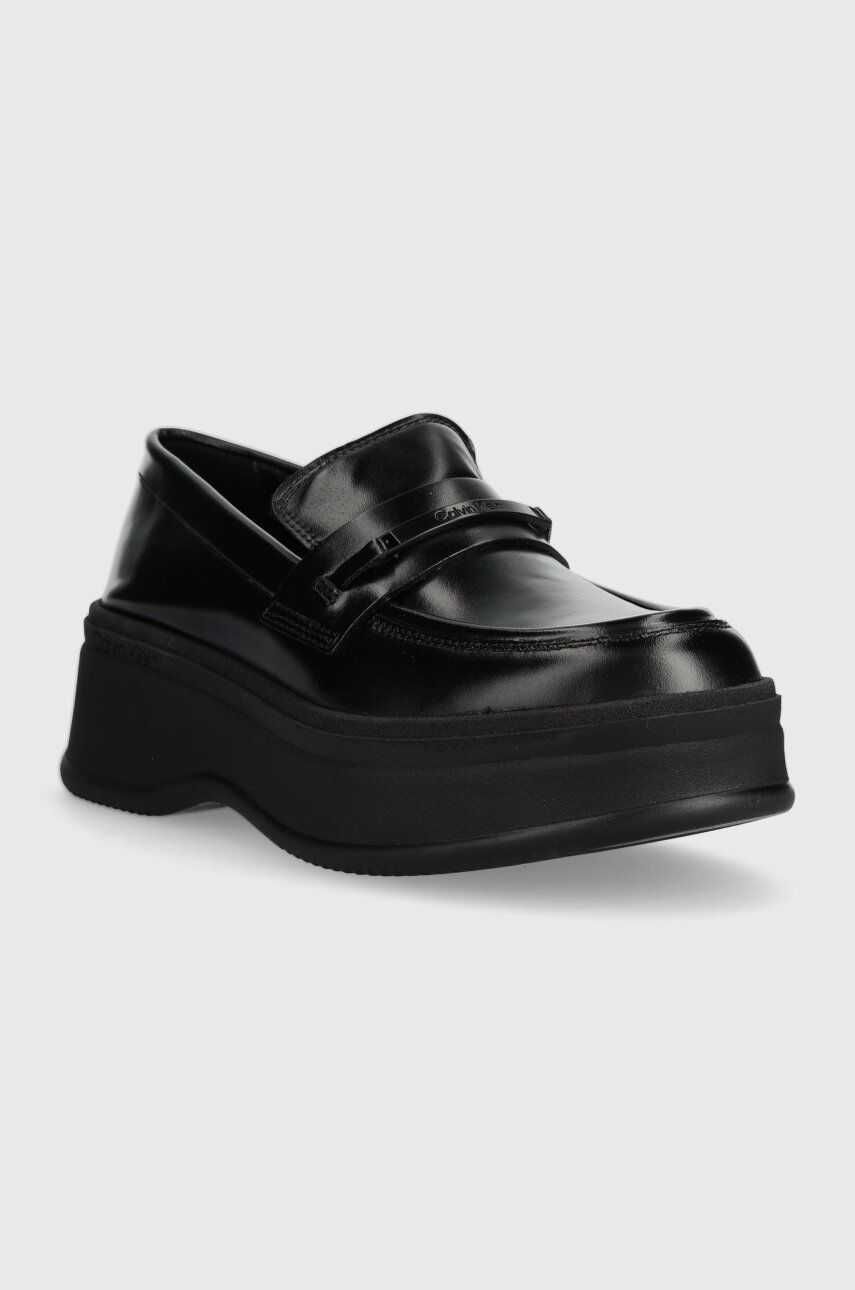 Продам шкіряні лофери Calvin Klein PITCHED LOAFER