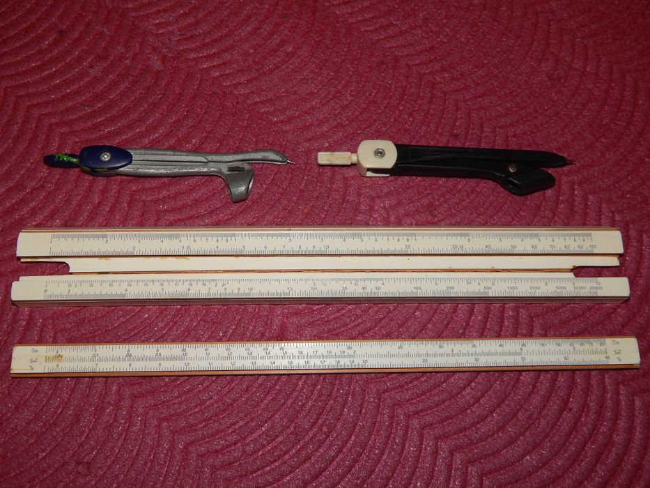 Линейка чертежная, для сопромата, грифели чертежные, циркуль ГОСТ