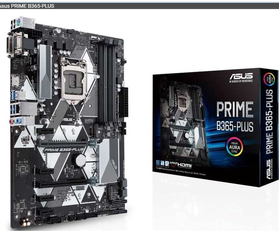 Материнская плата Asus PRIME B365-PLUS+ Процессор G5420