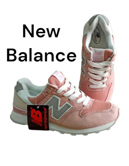 New Balance 996 кроссовки женские розовые нубук / текстиль