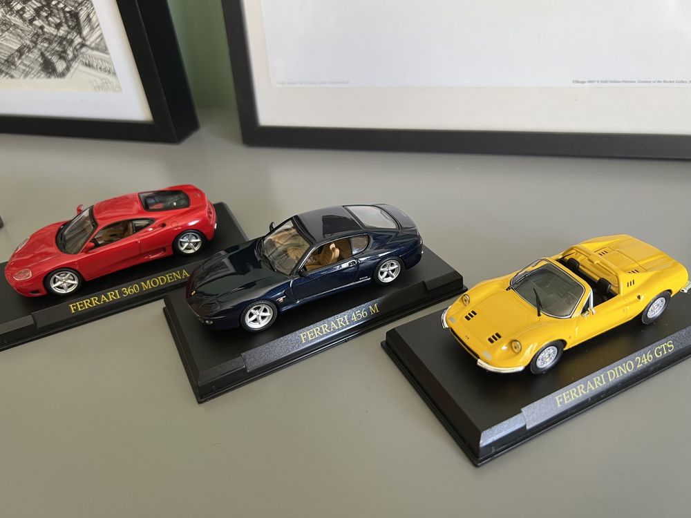 Coleção miniaturas de Ferraris da Altaya 1:43