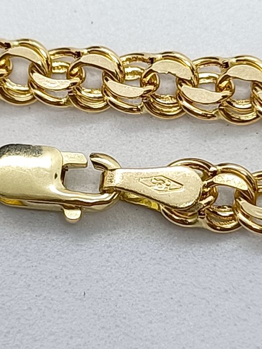Łańcuszek ze złota, złoto pr 585