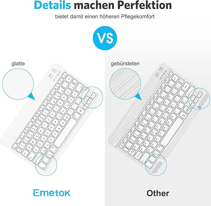 emetok ultra cienka klawiatura bluetooth do tabletu