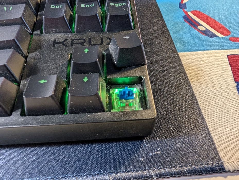 Klawiatura mechaniczna KRUX ATAX PRO RGB TKL (Outemu Blue)
