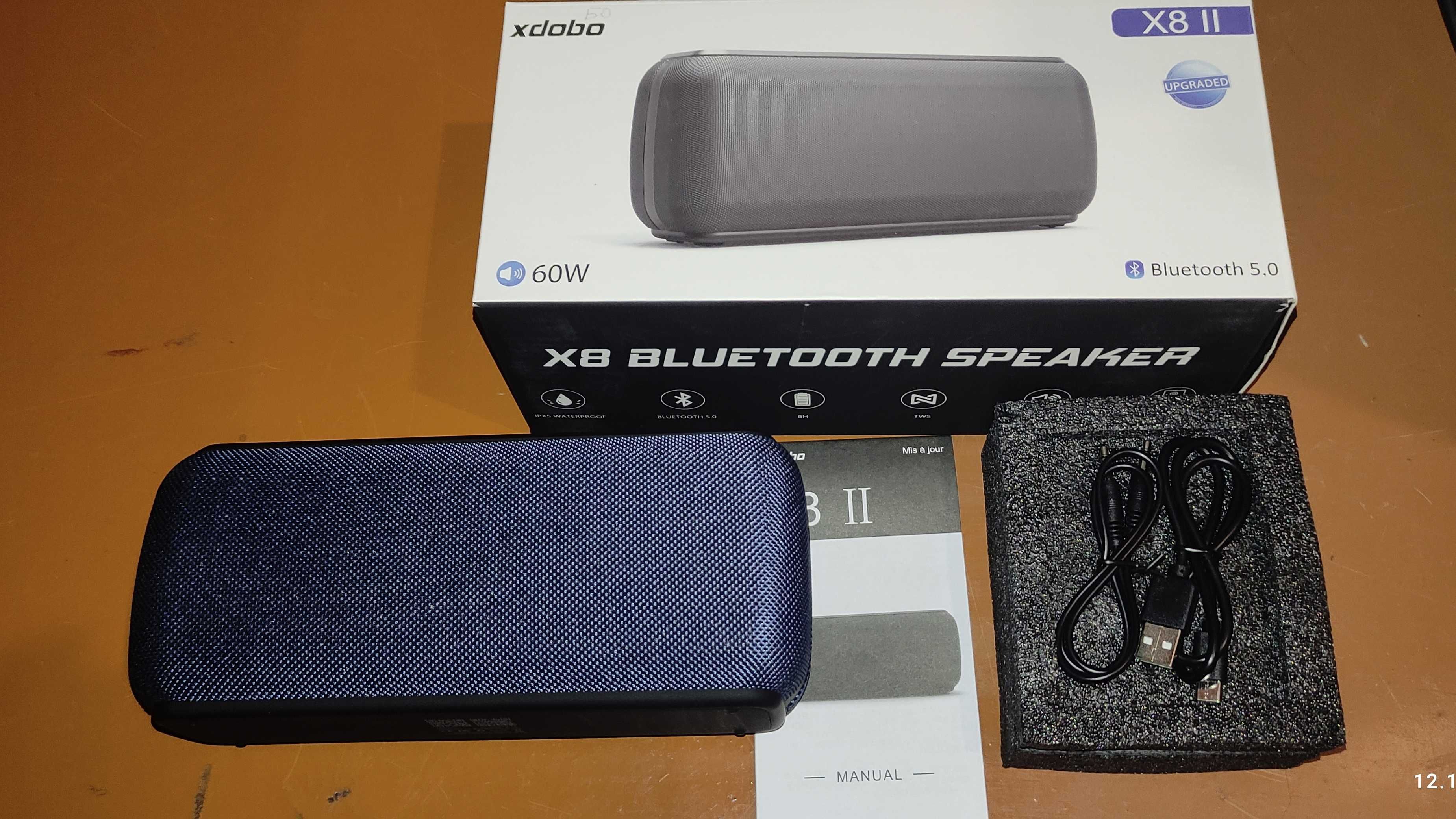 Колонка BT  Xdobo x8 II 60 Вт Xdobo x8 plus 80 Вт Новая+тестер.