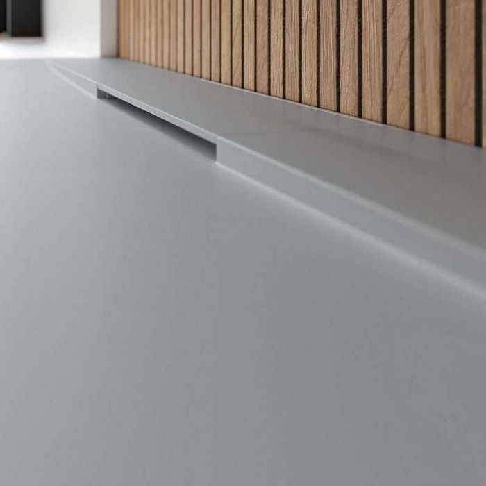 RIHO Isola Brodzik prostokątny 100x90 cm szary mat DR24090