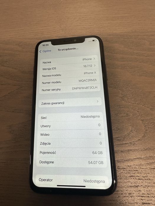 IPhone X 64gb sprawny