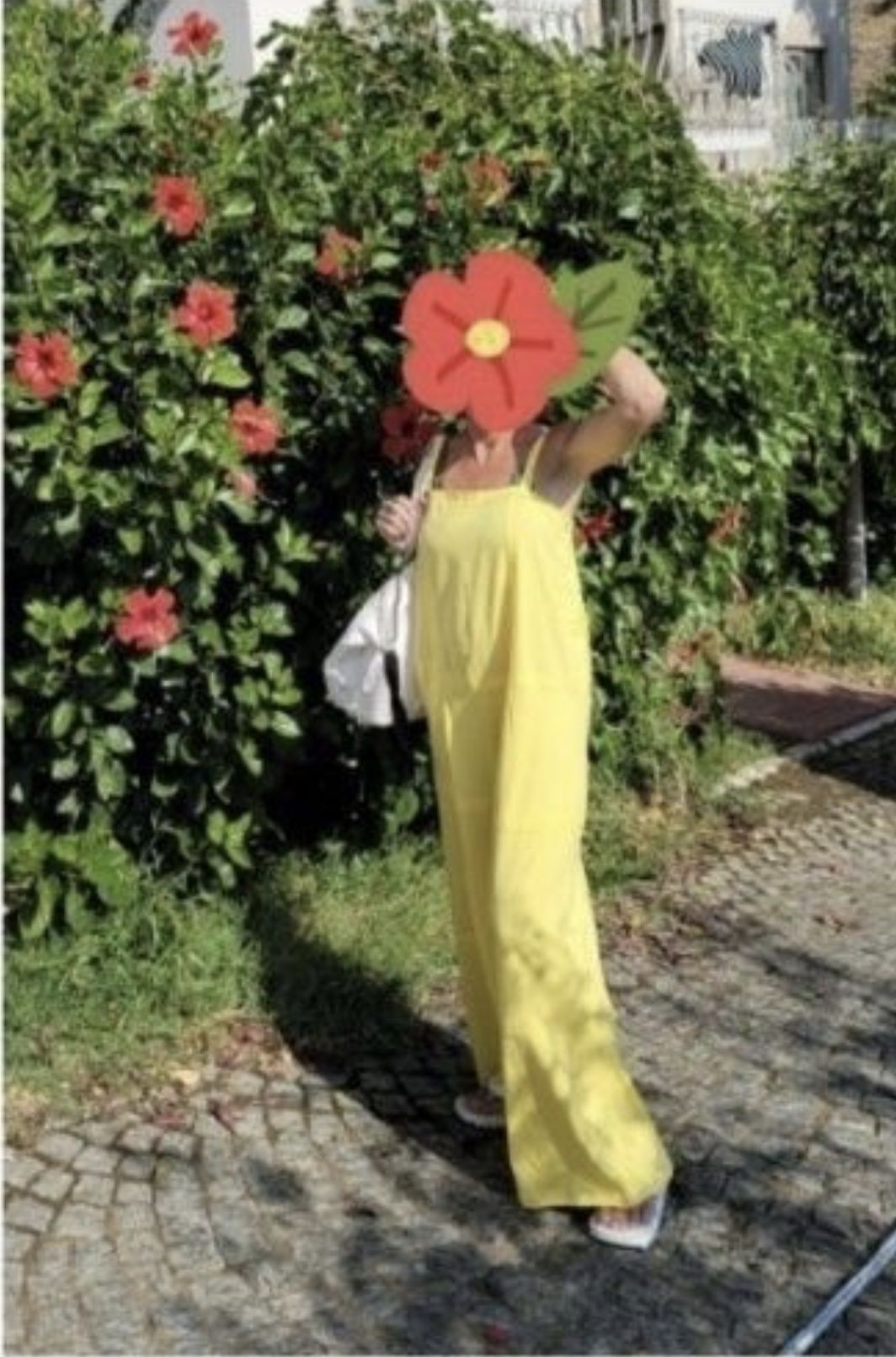 Стильний літній легкий бавовняний комбінезон Zara Колір і якість бомба