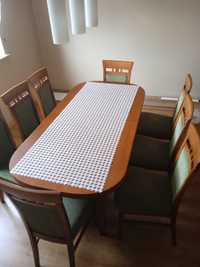 stół z 12 krzesłami