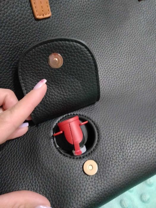 Нова жіноча чорна сумка наливайка нова сумка для спиртного