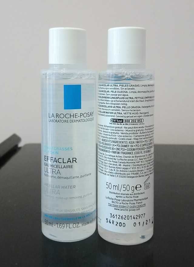 мицеллярный раствор La Roche-Posay и Vichy 50мл 200мл 400мл уценка
