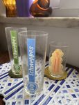 Copos schweppes vintage cores