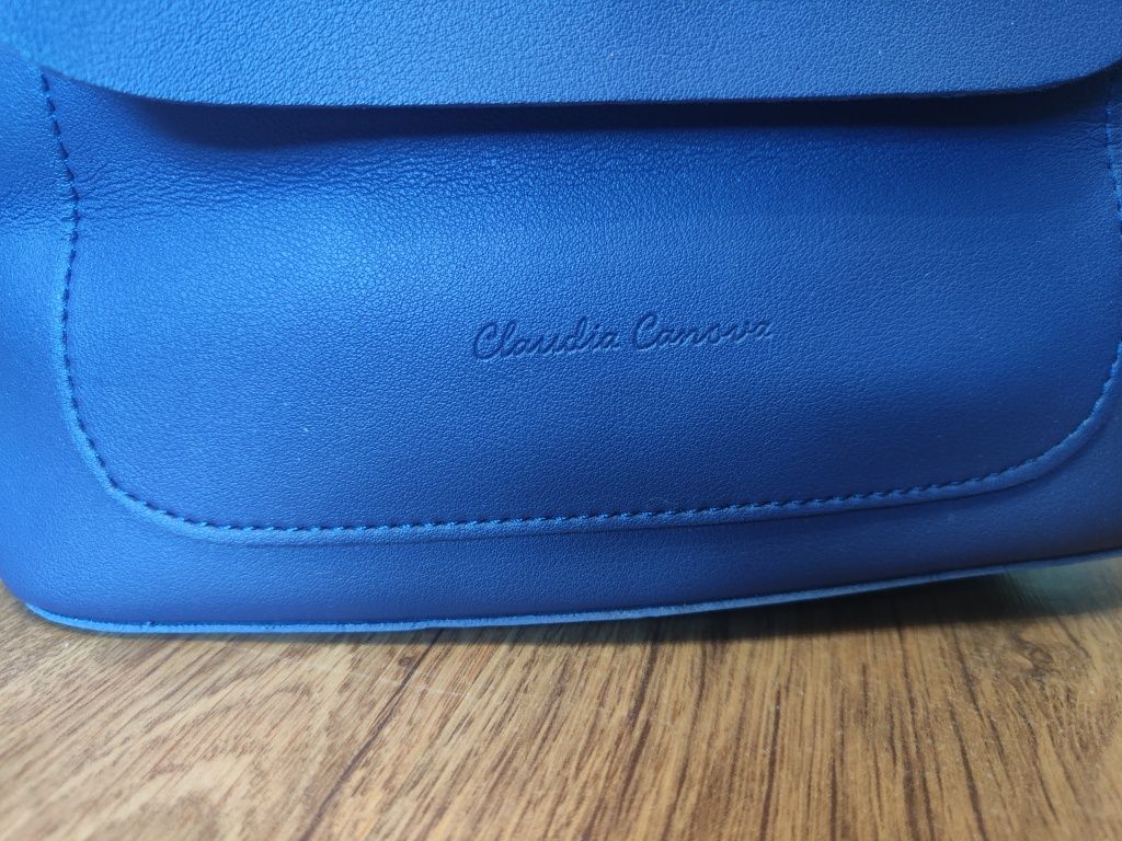 Niebieski plecak/torebka Claudia Canova