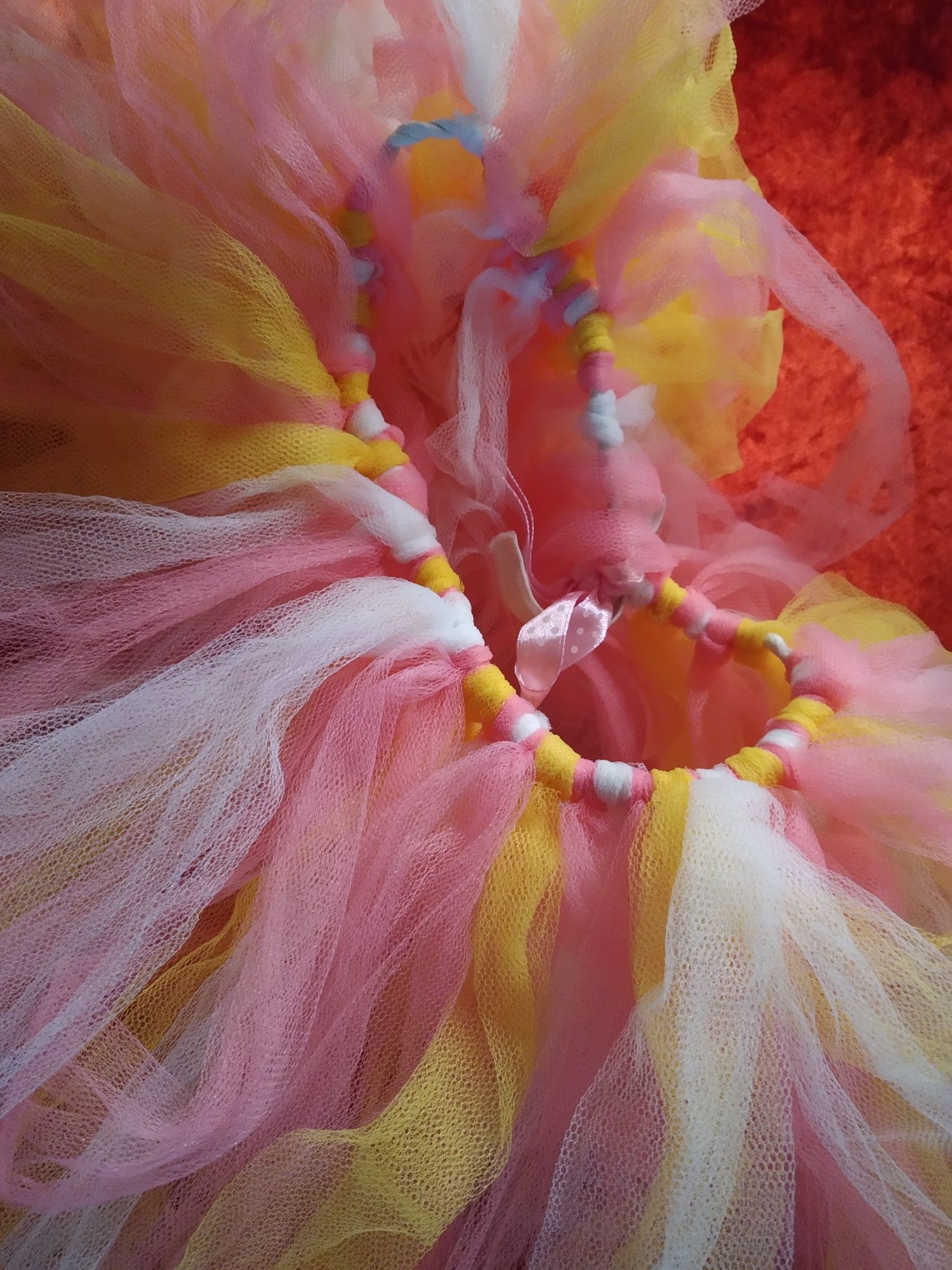 Tiulowa spódnica baletnica