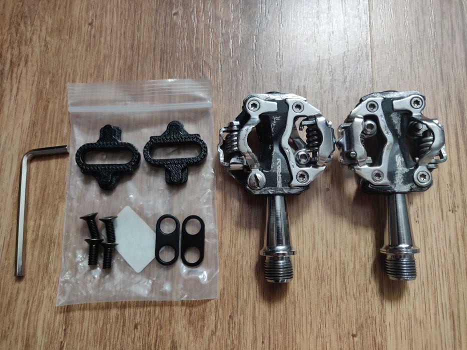 Pedały rowerowe ZERAY ZP-108S MTB + nowe bloki