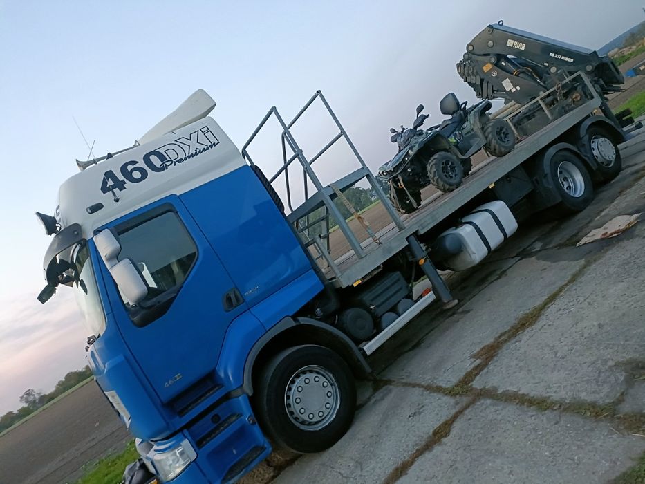 Usługi hds transport dźwig platforma