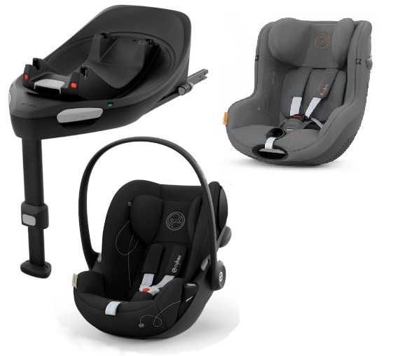 CYBEX zestaw 2w1 fotelik Cloud G i-Size Sirona G i-Size baza obrotowa