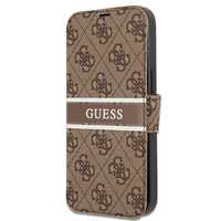 Guess Gubkp13S4Gdbr Iphone 13 Mini 5,4" Brązowy/Brown Book 4G Stripe