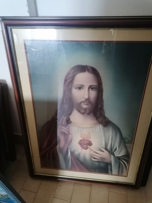 Quadro decorativo grande de jesus