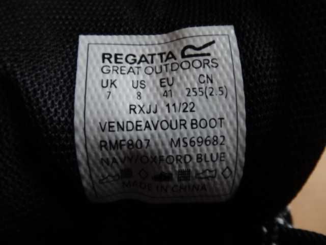 Buty REGATTA VENDEAVO roz 41 WATERPROOF Isotex Trekkingowe Turysta