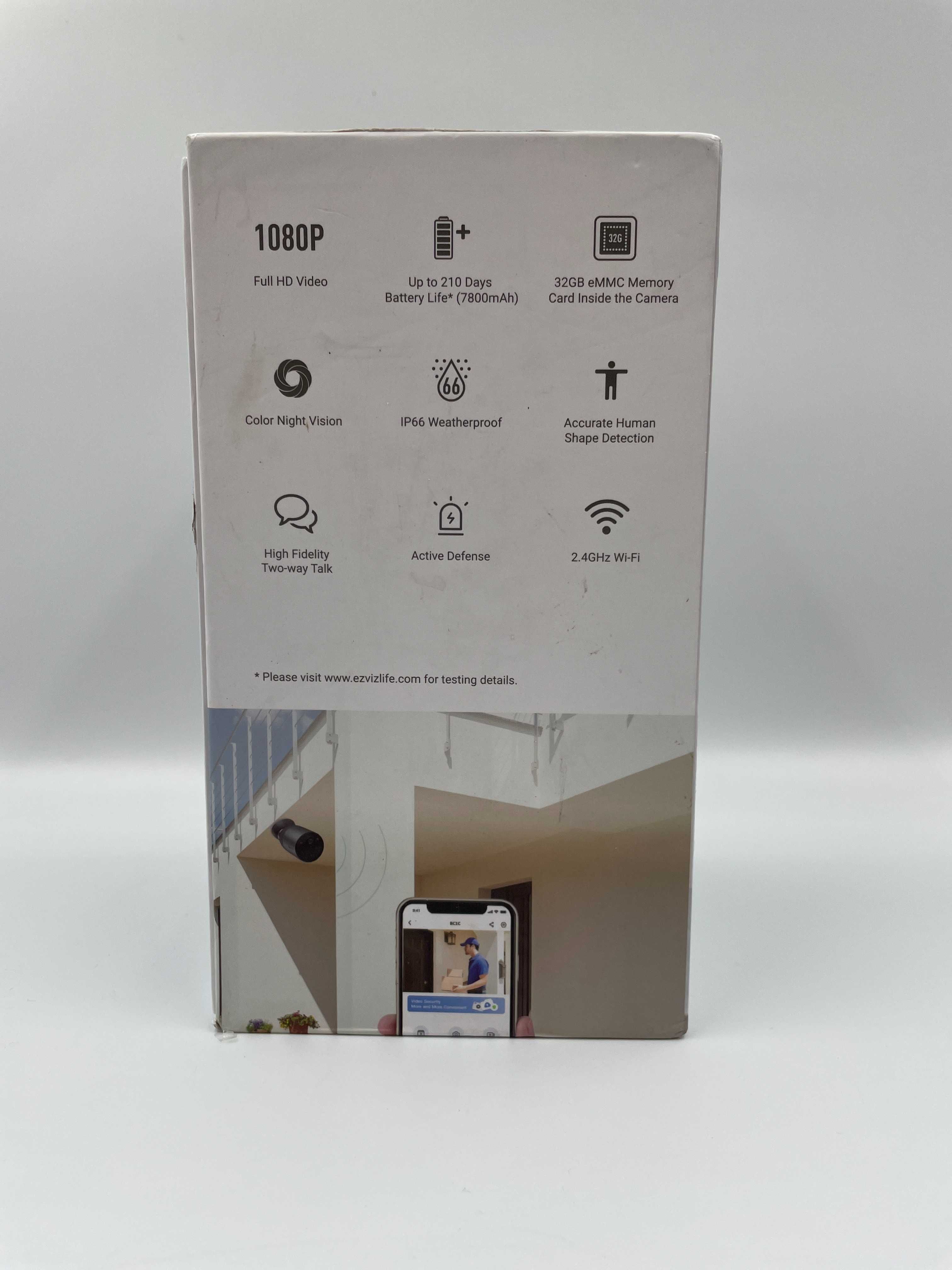 Kamera zewnętrzna Ezviz CS-BC1C na akumulator  WiFi mikrofon głośnik