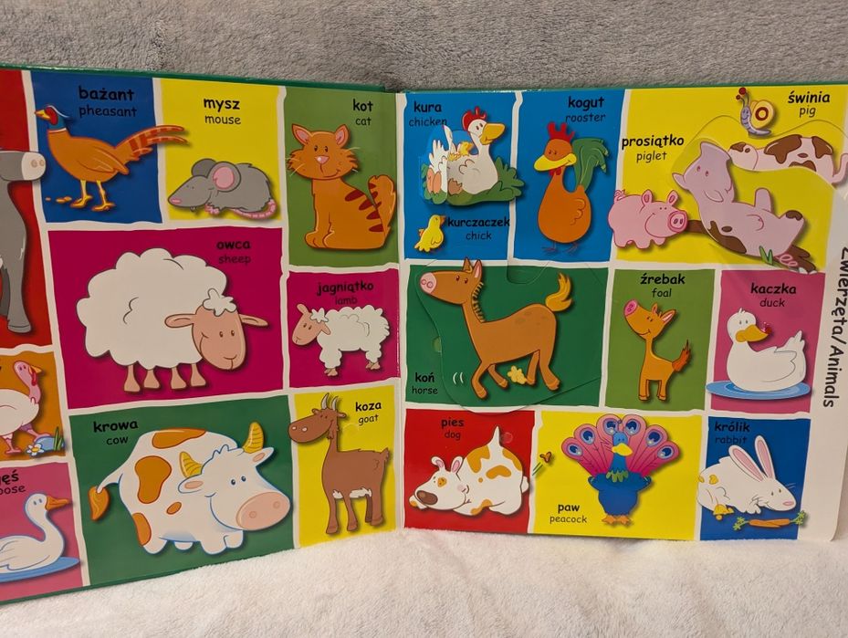 Mój pierwszy słownik obrazkowy język angielski gospodarstwo