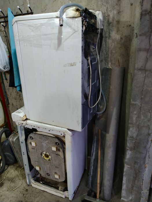 Бак двигатель клапаны З/Ч стиральной машины