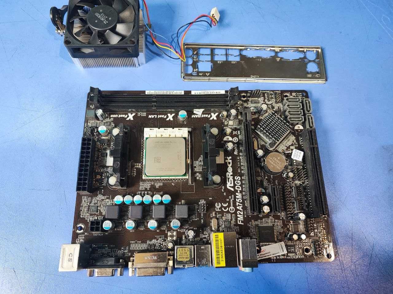 Материнська плата ASRock FM2A75M-DGS (sFM2, AMD A75, PCI-Ex16)