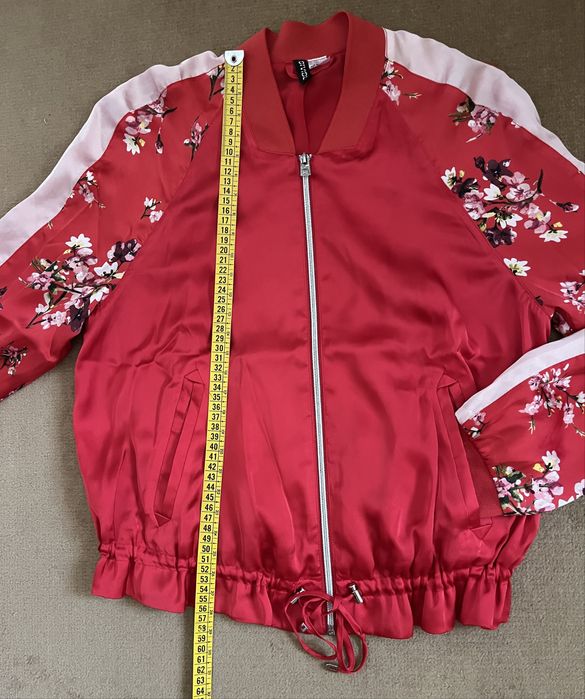Blusão vermelho fuscia H&M