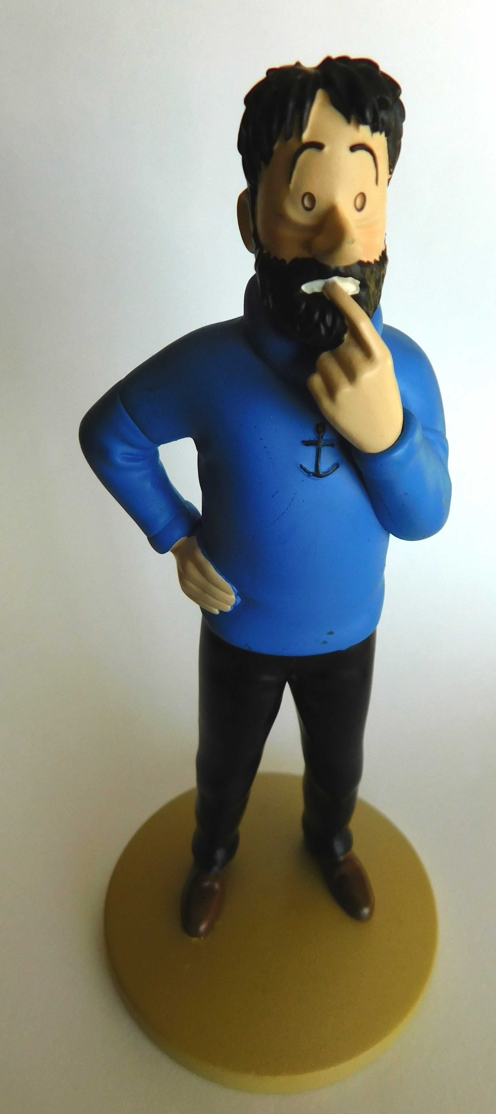 Figura Tintin Capitão Haddock Coleção oficial Moulinsart Hergé França