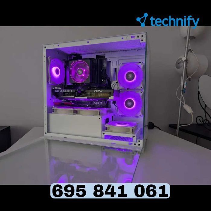 Komputer Gamingowy RTX 5070 Ryzen 5 7500F, 16GB DDR5 Faktura 23%, GWAR