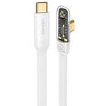 USAMS Kabel kątowy USB-C na USB-CPD 100W Fast Charging Iceflake