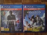 Uncharted 4 e Horizon Zero Dawn (Ler a descrição!)